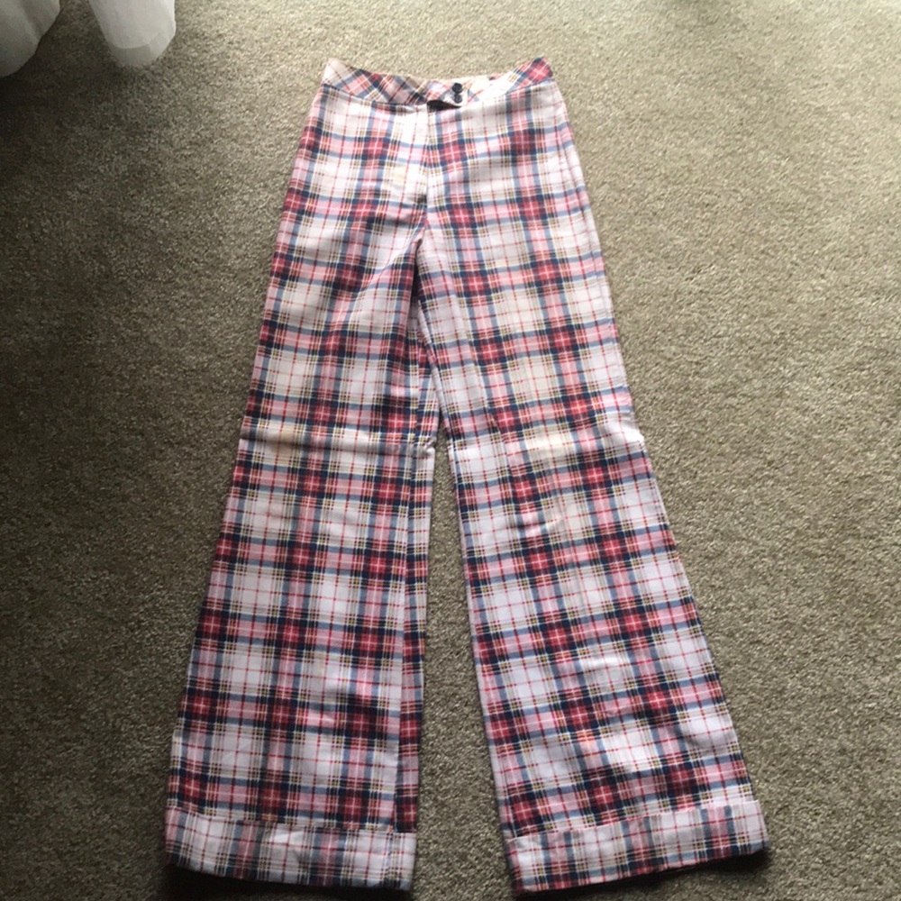 Not available 70s plaid bell bottoms